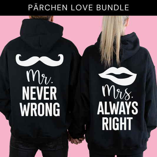 "Mr and Mrs" Hoodie Sparbundle