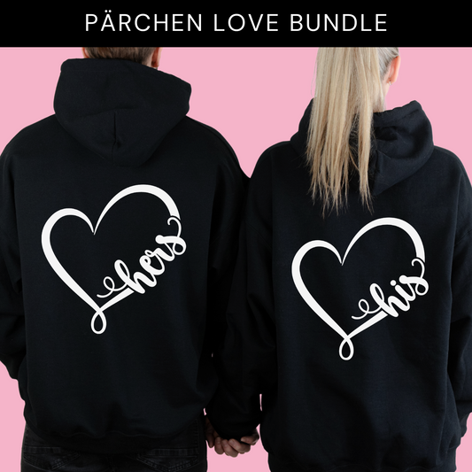 "His and Hers Herz" Hoodie Sparbundle