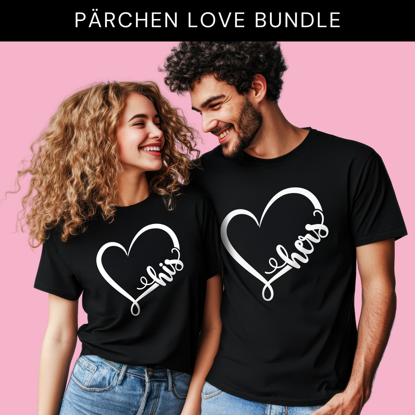 "His and Hers Herz" T-Shirt Sparbundle