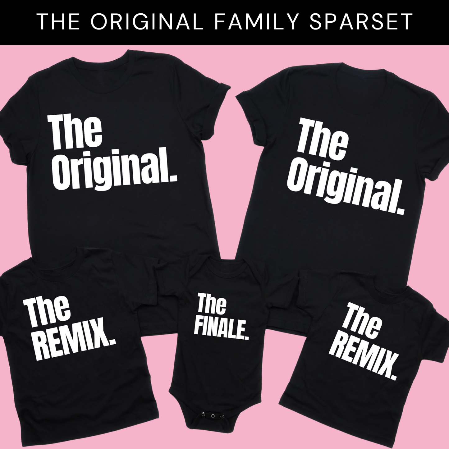 "The Original Black" T-Shirt Sparbundle 5 Stück