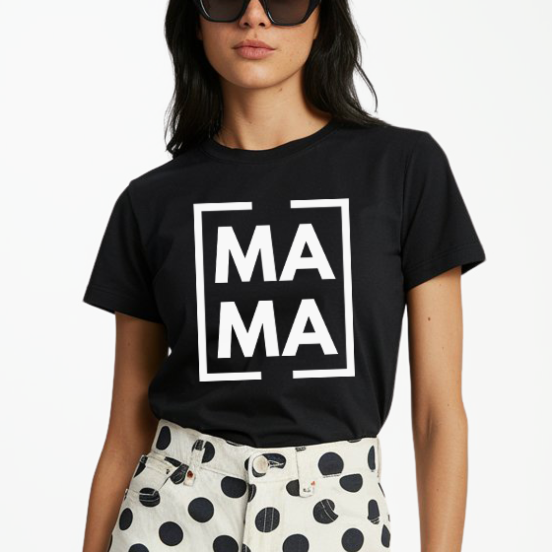 "Black and White Mama und Papa" T-Shirt Sparbundle