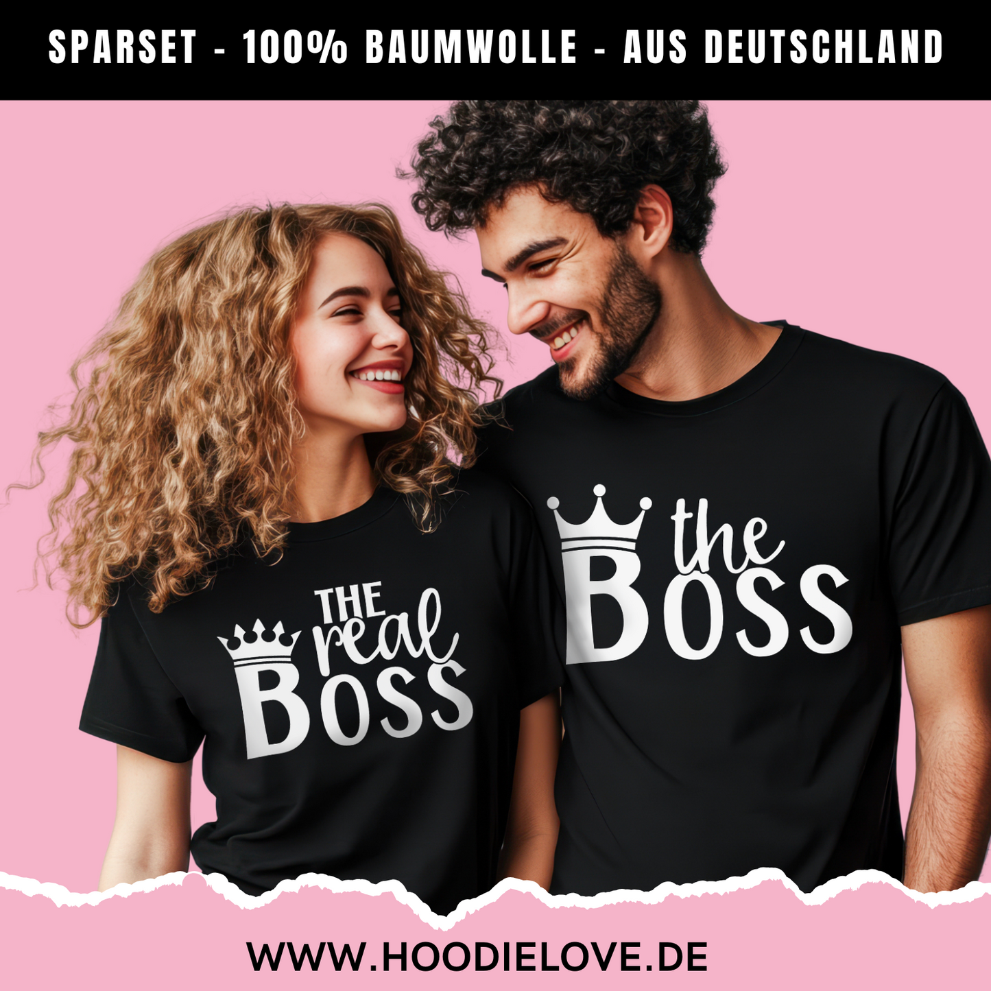 "Wer ist hier der Boss?" T-Shirt Sparbundle