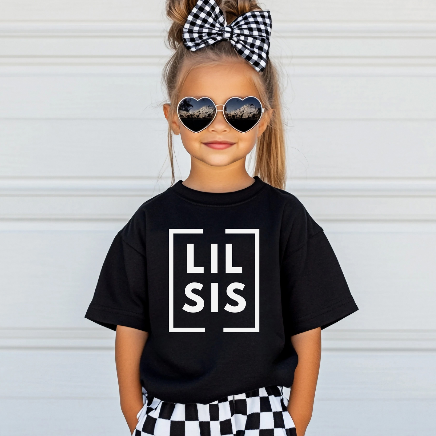 "Black and White Bruder und Schwester" T-Shirt Sparbundle
