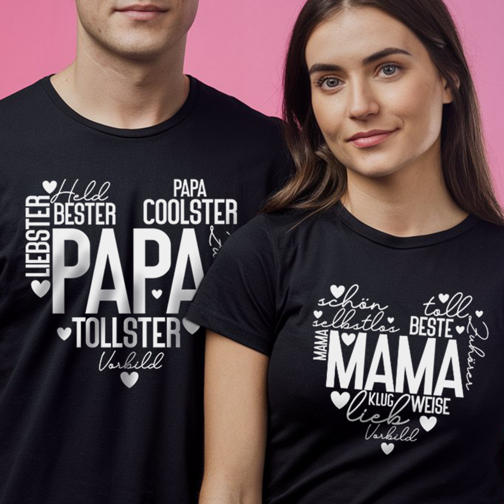 "Mama & Papa" T-Shirt Sparbundle