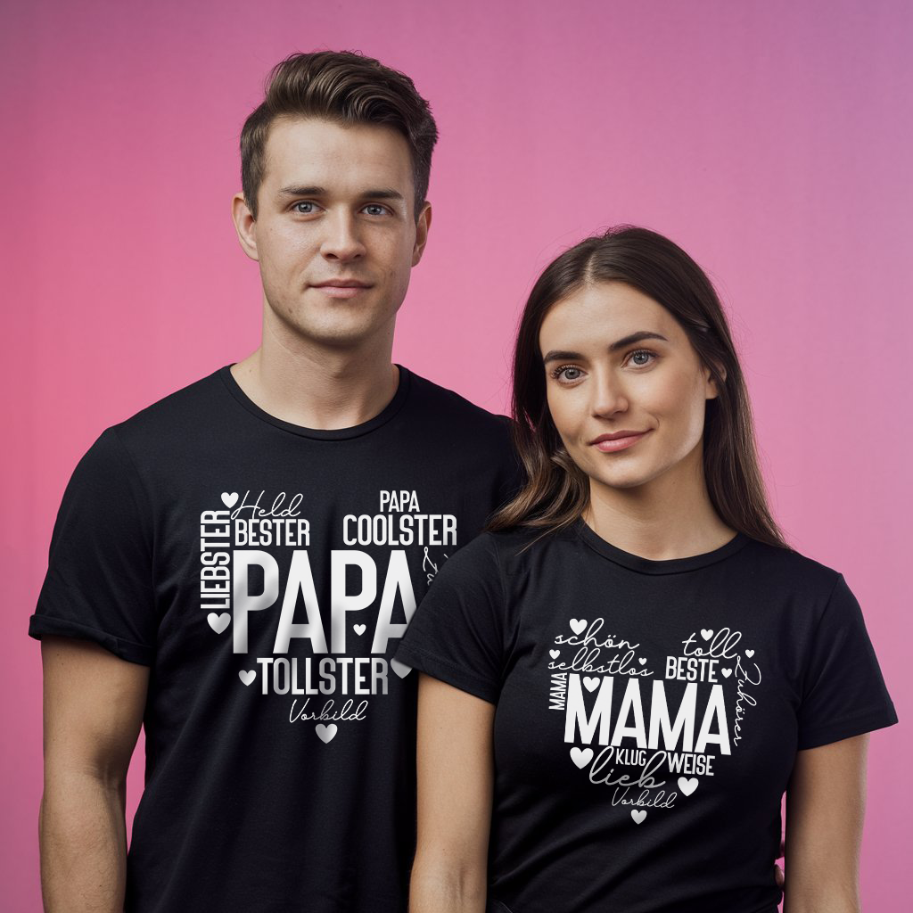 "Mama & Papa" T-Shirt Sparbundle