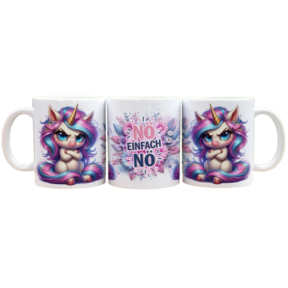 Nö, einfach Nö!  - Panorama Tasse Weiß