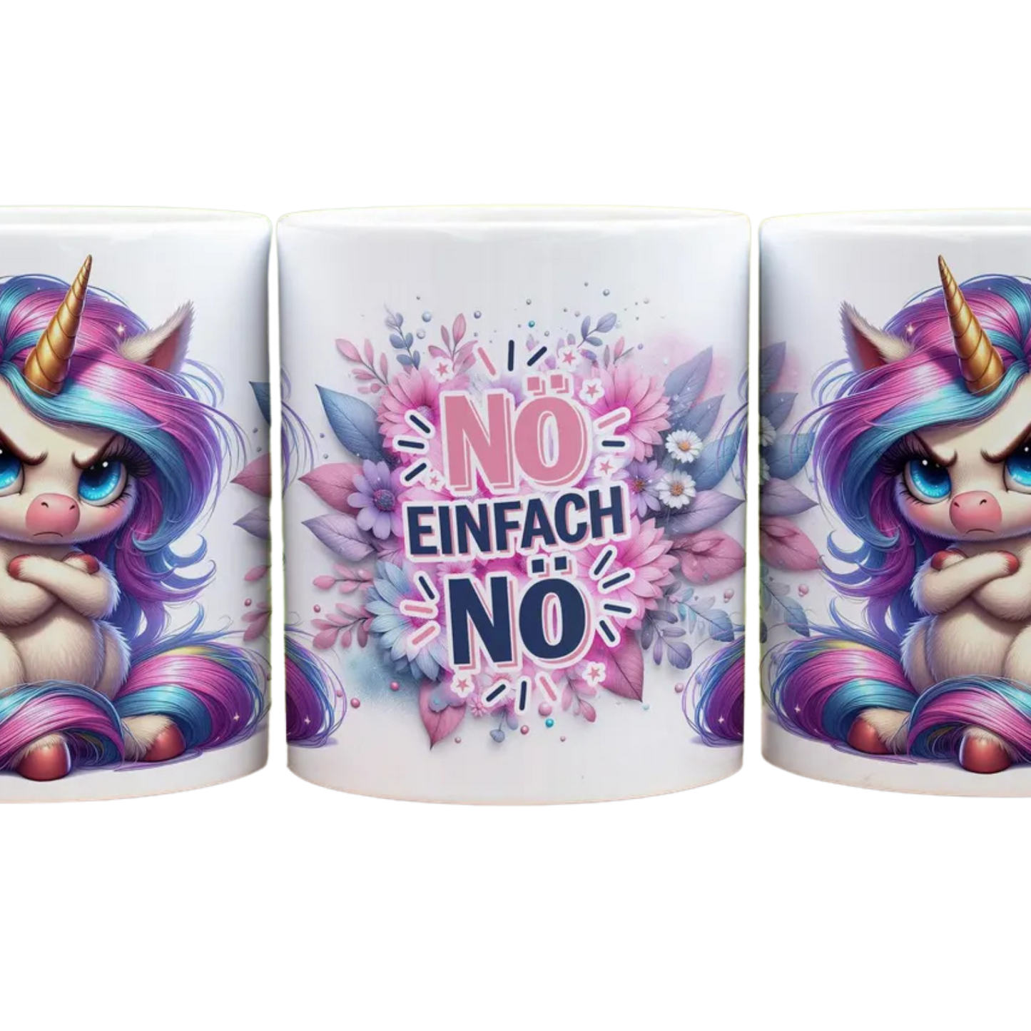 Nö, einfach Nö!  - Panorama Tasse Weiß