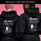 "Besties Forever" Hoodie Sparbundle Schwarz