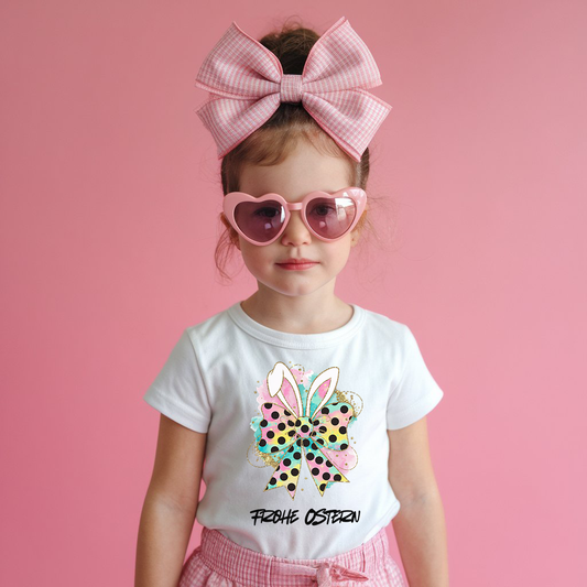 Frohe Ostern Schleife - Kinder T-Shirt