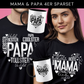 "Mama & Papa" T-Shirt & Tassen Sparbundle
