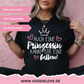 Auch eine Prinzessin kann dir eine ballern  - Damen Premiumshirt