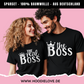 "Wer ist hier der Boss?" T-Shirt Sparbundle