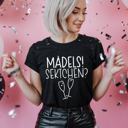 Mädels! Sektchen?  - Damen Premiumshirt