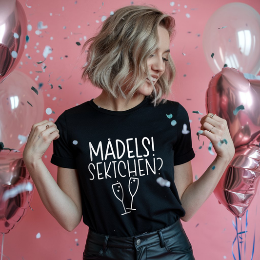 Mädels! Sektchen?  - Damen Premiumshirt