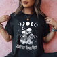 Better together Skull Liebe  - Damen Premiumshirt
